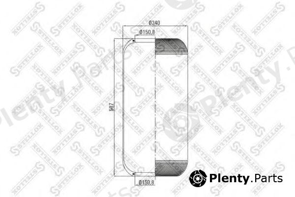  STELLOX part 90-36323-SX (9036323SX) Boot, air suspension