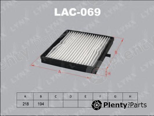  LYNXauto part LAC069 Filter, interior air