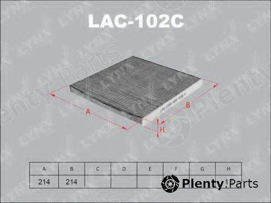  LYNXauto part LAC102C Filter, interior air