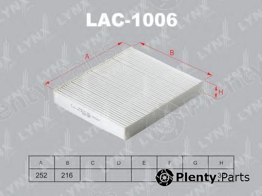  LYNXauto part LAC-1006 (LAC1006) Filter, interior air