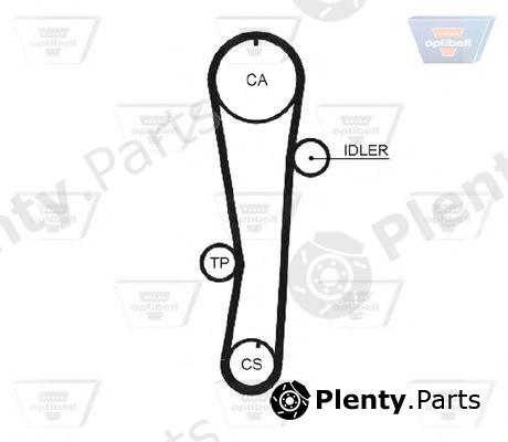  OPTIBELT part ZRK1164 Timing Belt