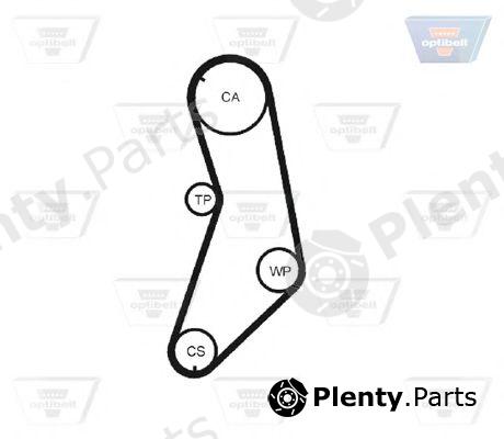  OPTIBELT part ZRK1206 Timing Belt