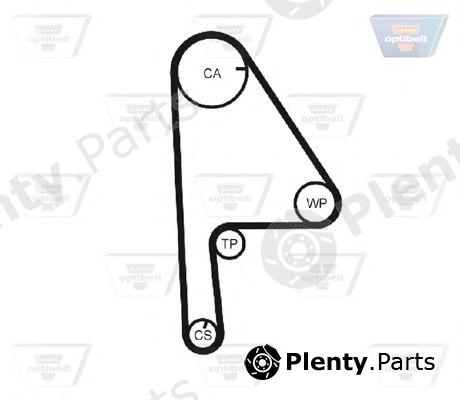  OPTIBELT part ZRK1396 Timing Belt