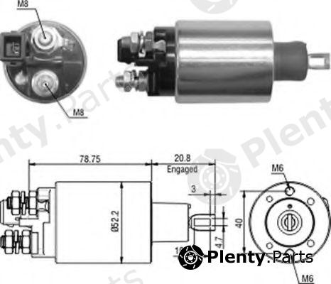  MAGNETI MARELLI part AME0055 Solenoid Switch, starter