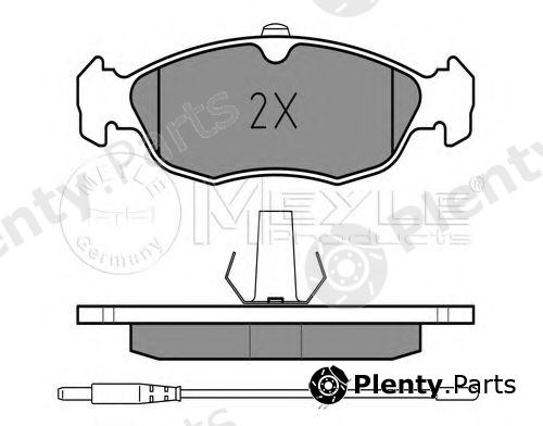  MEYLE part 0252182717 Brake Pad Set, disc brake