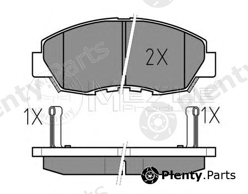  MEYLE part 0252149918/W (0252149918W) Brake Pad Set, disc brake
