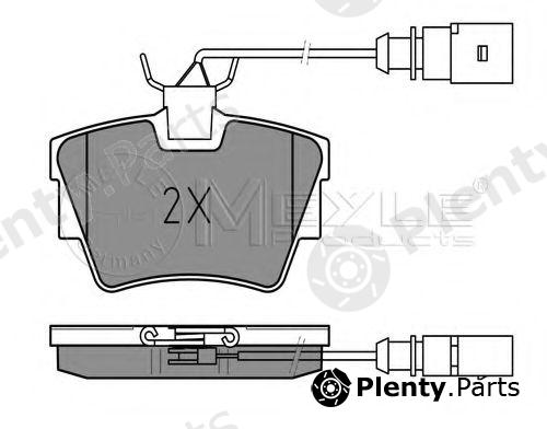 MEYLE part 0252322416/W (0252322416W) Brake Pad Set, disc brake