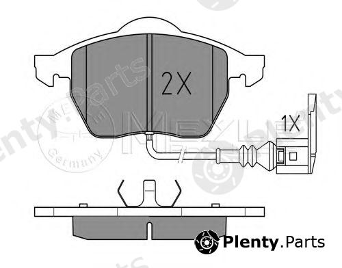  MEYLE part 0252339219/W (0252339219W) Brake Pad Set, disc brake