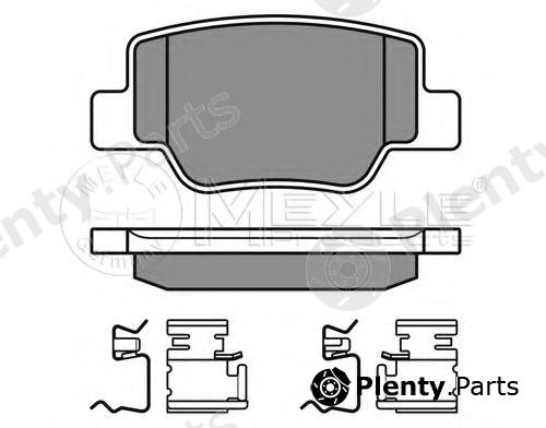  MEYLE part 0252492616/W (0252492616W) Brake Pad Set, disc brake