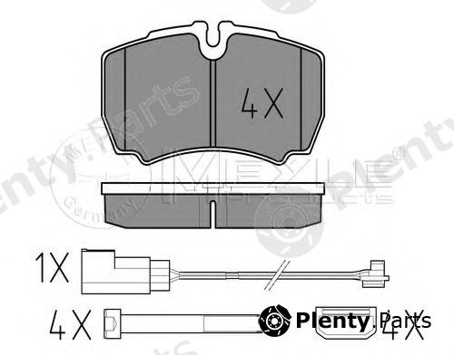 MEYLE part 0252912320/W (0252912320W) Brake Pad Set, disc brake