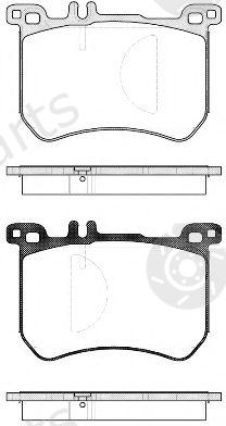  REMSA part 1533.00 (153300) Brake Pad Set, disc brake