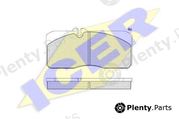 ICER part 151088 Brake Pad Set, disc brake