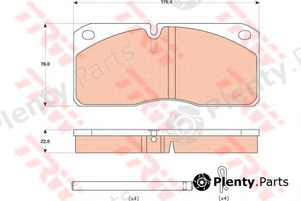  TRW part GDB5058 Brake Pad Set, disc brake