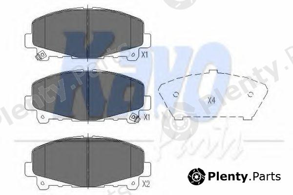  KAVO PARTS part KBP-2050 (KBP2050) Brake Pad Set, disc brake
