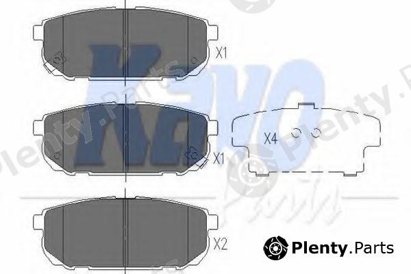  KAVO PARTS part KBP-4015 (KBP4015) Brake Pad Set, disc brake