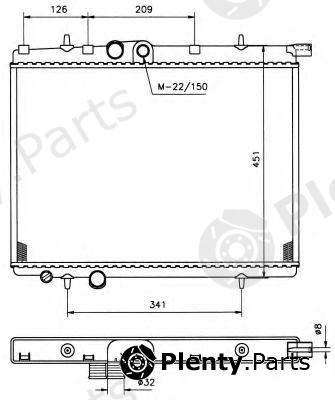  NRF part 509525 Radiator, engine cooling