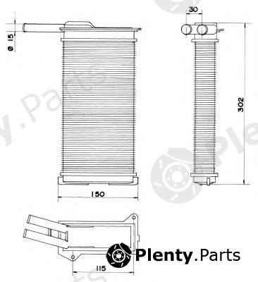  NRF part 58608 Heat Exchanger, interior heating