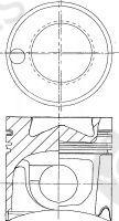 NÜRAL part 87-179300-05 (8717930005) Piston