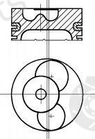  NÜRAL part 8711470800 Piston