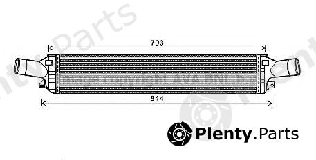  AVA QUALITY COOLING part AIA4319 Intercooler, charger