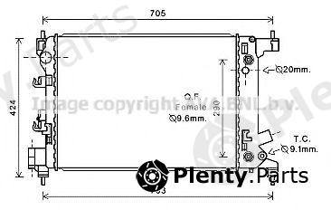  AVA QUALITY COOLING part CT2043 Radiator, engine cooling