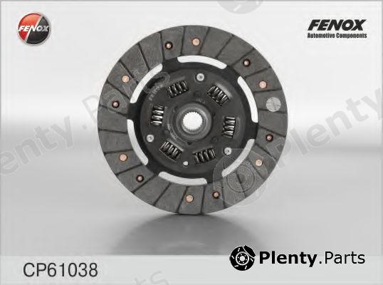  FENOX part CP61038 Clutch Disc