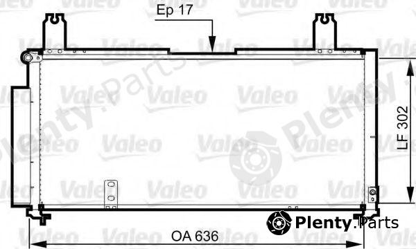  VALEO part 814330 Condenser, air conditioning