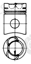  KOLBENSCHMIDT part 93369700 Piston