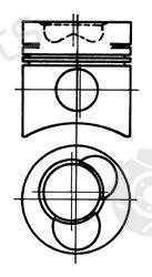  KOLBENSCHMIDT part 93532600 Piston