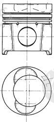  KOLBENSCHMIDT part 94487600 Piston
