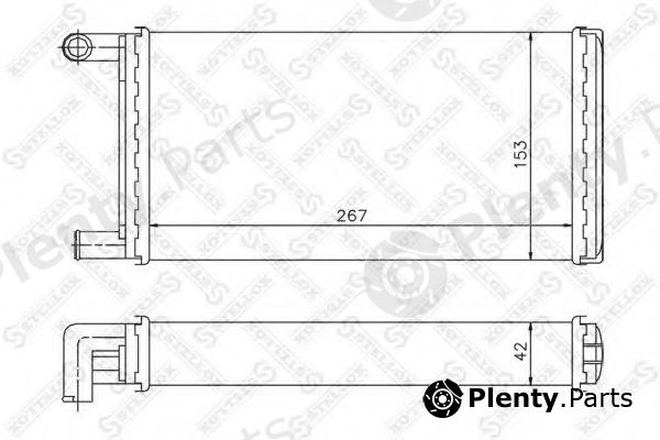  STELLOX part 10-35067-SX (1035067SX) Heat Exchanger, interior heating