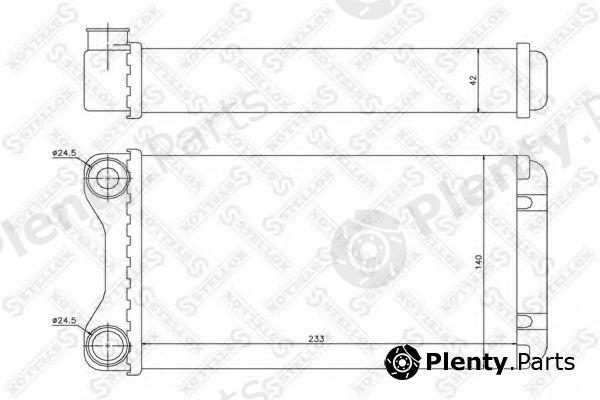  STELLOX part 10-35102-SX (1035102SX) Heat Exchanger, interior heating