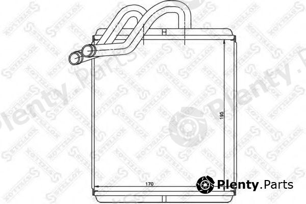  STELLOX part 10-35110-SX (1035110SX) Heat Exchanger, interior heating