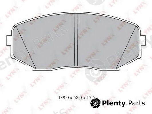  LYNXauto part BD-5116 (BD5116) Brake Pad Set, disc brake