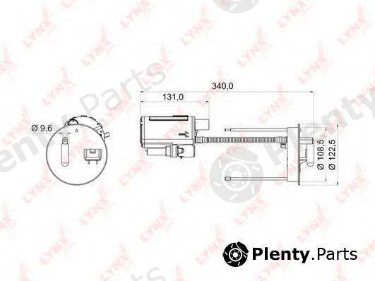  LYNXauto part LF-976M (LF976M) Fuel filter