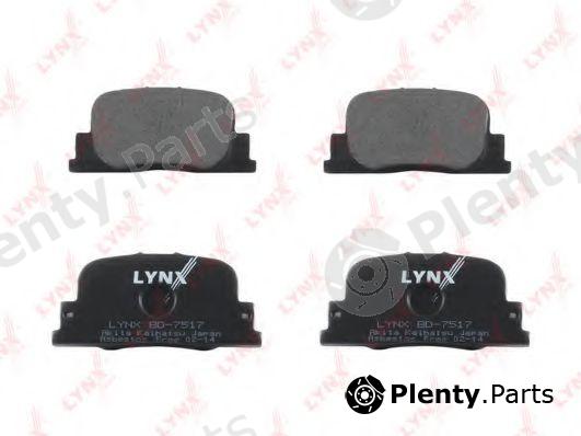  LYNXauto part BD7517 Brake Pad Set, disc brake