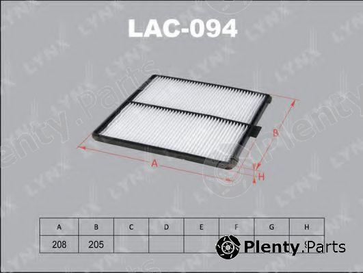  LYNXauto part LAC094 Filter, interior air