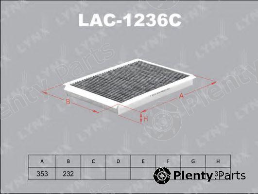  LYNXauto part LAC-1236C (LAC1236C) Filter, interior air