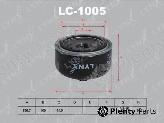  LYNXauto part LC1005 Oil Filter