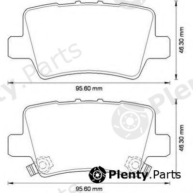  JURID part 572580J Brake Pad Set, disc brake