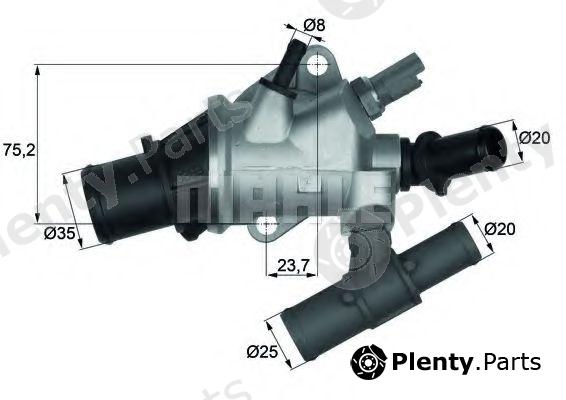  BEHR part TI17688 Thermostat, coolant
