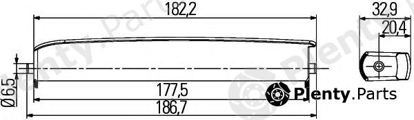  HELLA part 2PT980850-501 (2PT980850501) Daytime Running Light