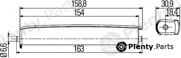  HELLA part 2PT980860-501 (2PT980860501) Daytime Running Light