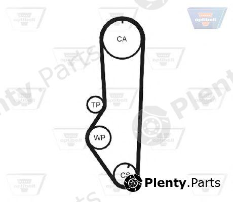  OPTIBELT part ZRK1107 Timing Belt