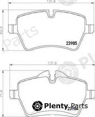  BREMBO part P06086 Brake Pad Set, disc brake