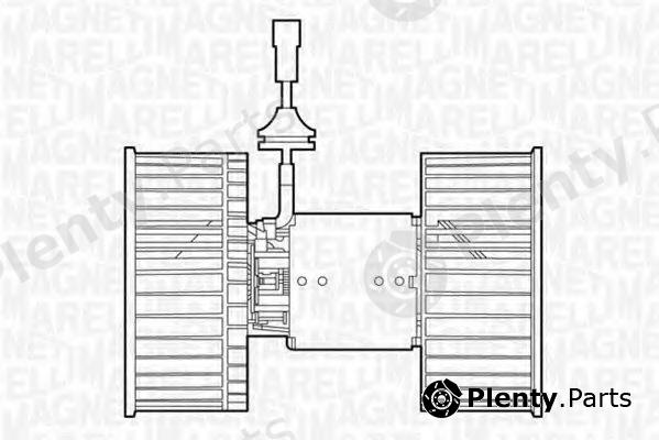  MAGNETI MARELLI part MTE534AX Interior Blower