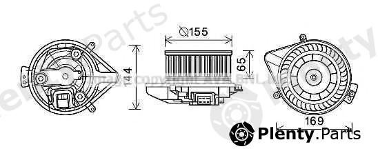  AVA QUALITY COOLING part AI8371 Electric Motor, interior blower
