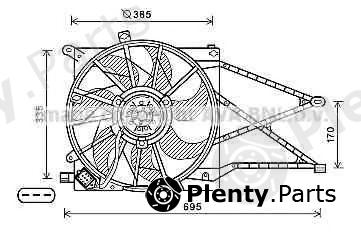  AVA QUALITY COOLING part OL7649 Fan, radiator
