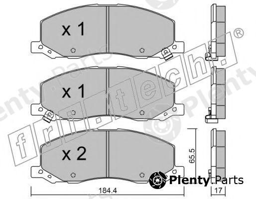  fri.tech. part 860.0 (8600) Brake Pad Set, disc brake