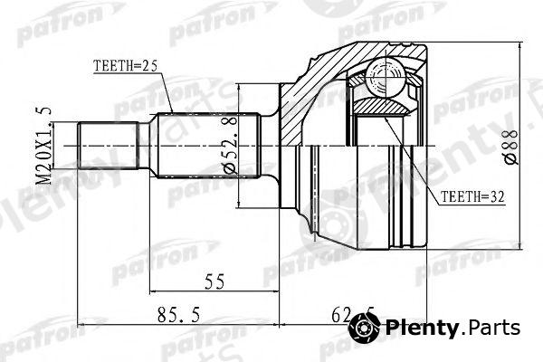  PATRON part PCV1650 Drive Shaft